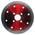 Hot-pressed diamond turbo saw blade for cutting granite, fast and safe